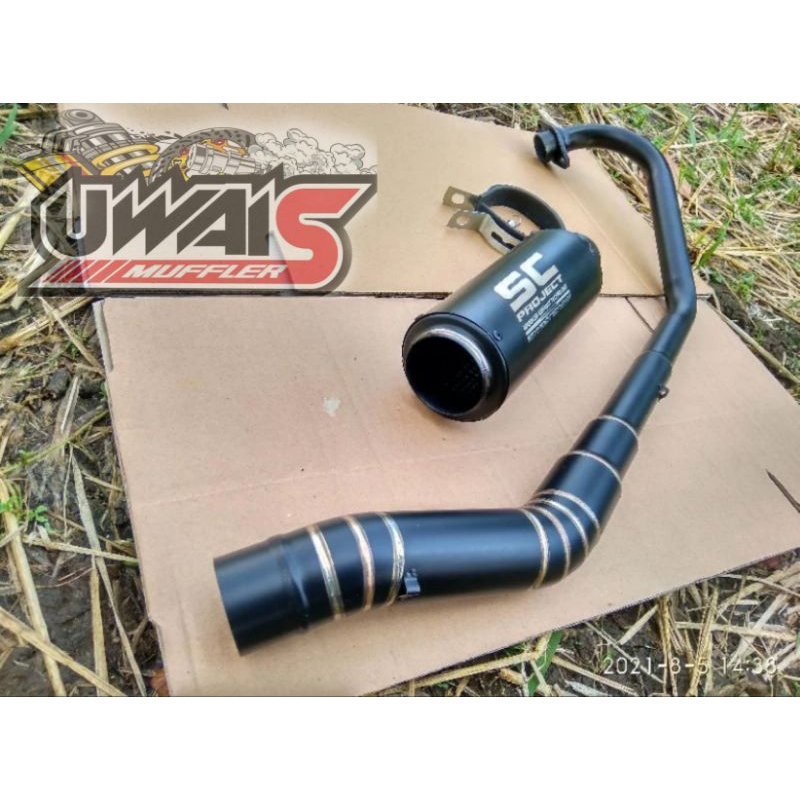 knalpot racing Ekzos R15 v3 v4 Exhaust R15 v3 v4 black full system
