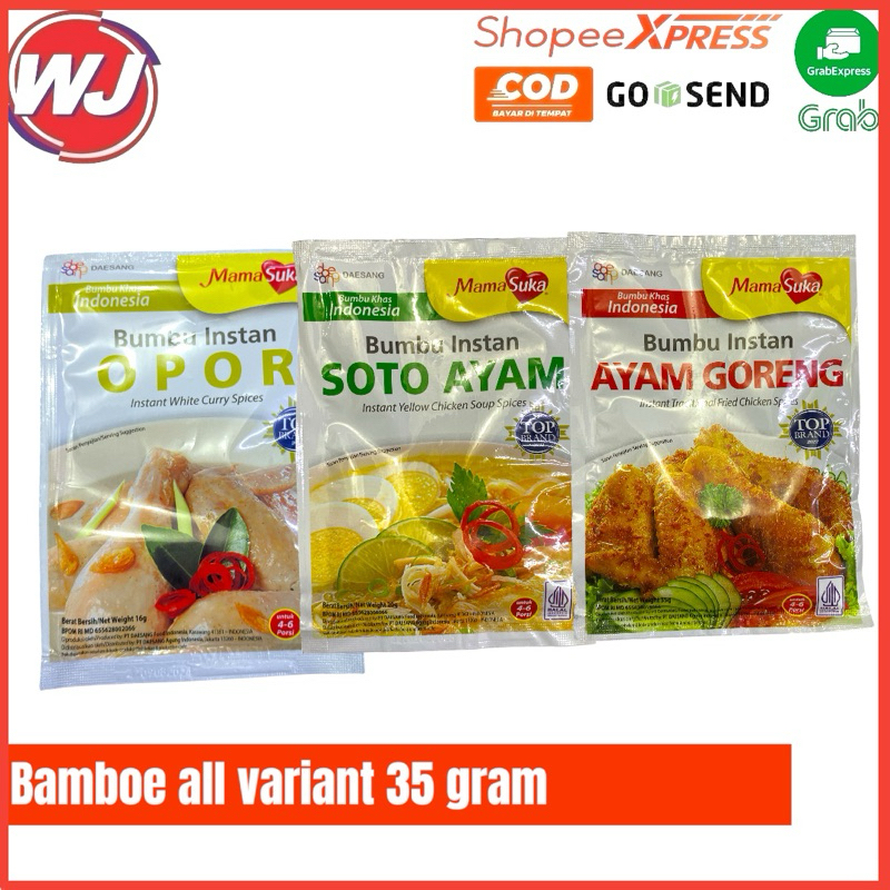 

MAMASUKA BUMBU INSTANT ALL VARIANT 16 GRAM