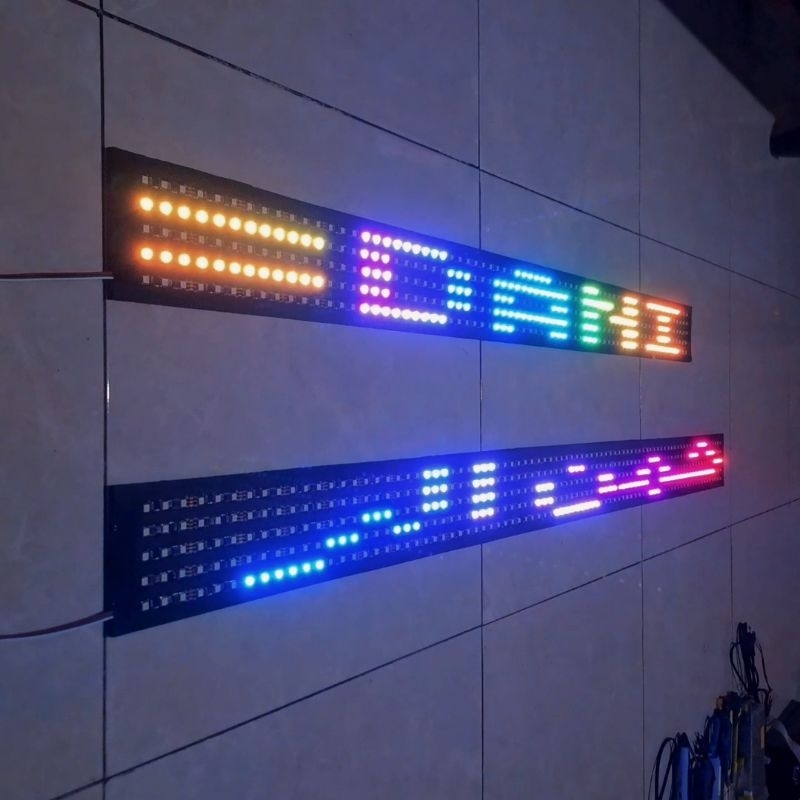 Strobo Running Text 5 Baris WIFI Terbaru