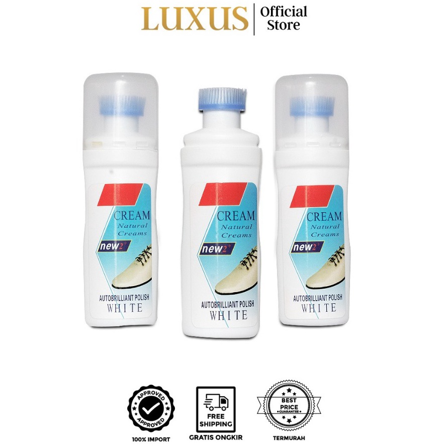 KP8 LUXUS Cairan Pemutih Sepatu  Cream Cleaner Whitening Shoes