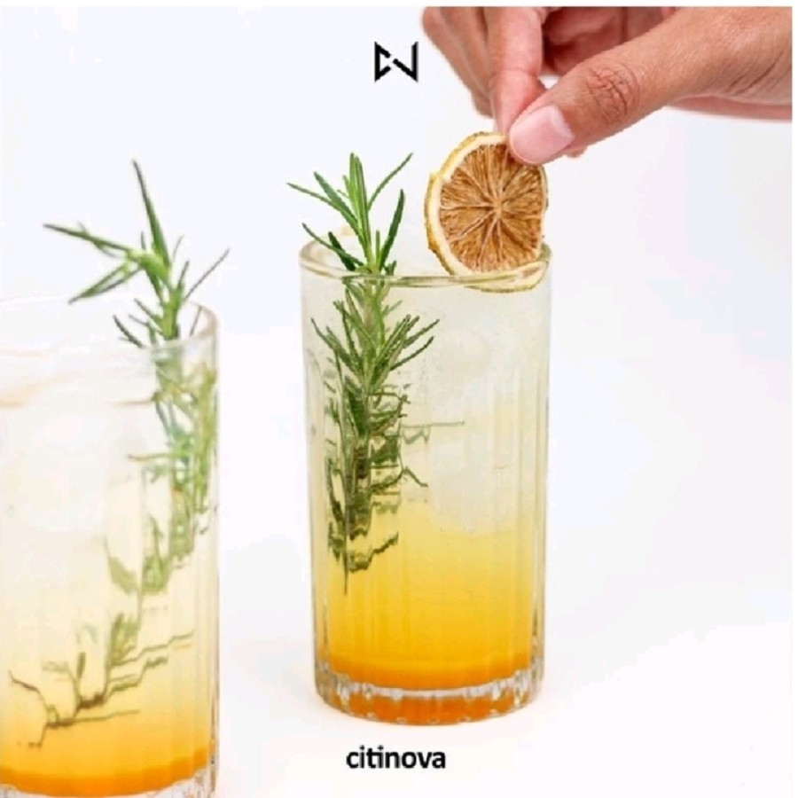 1 SET ISI 6PCS GELAS CITINOVA FLUVI 260ML/GELAS KACA/GELAS CAFE/GELAS MINUM/GELAS KOPI