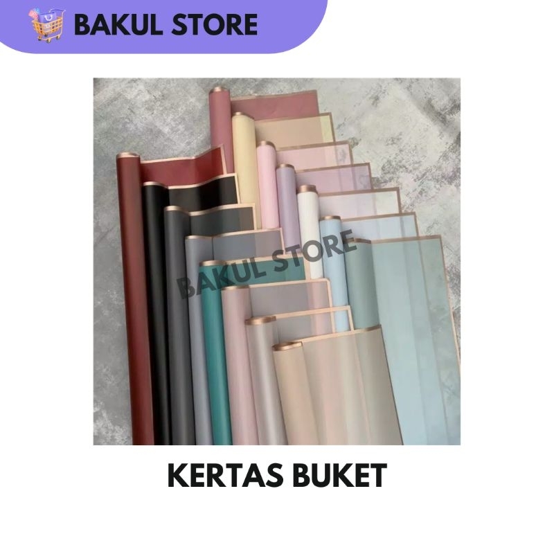 

Kertas Buket 1 warna dan 2 warna