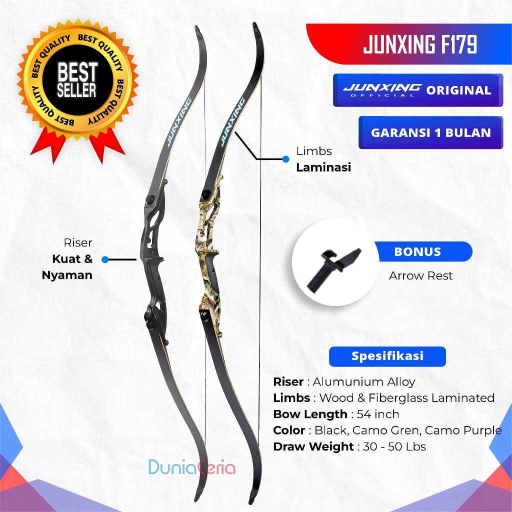Busur Panah Junxing F179 Hunting Fishing Rekomended