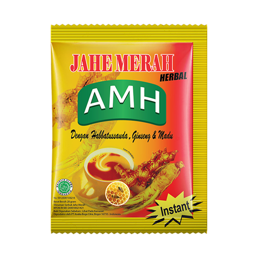 

AMH Jahe merah Herbal per sachet