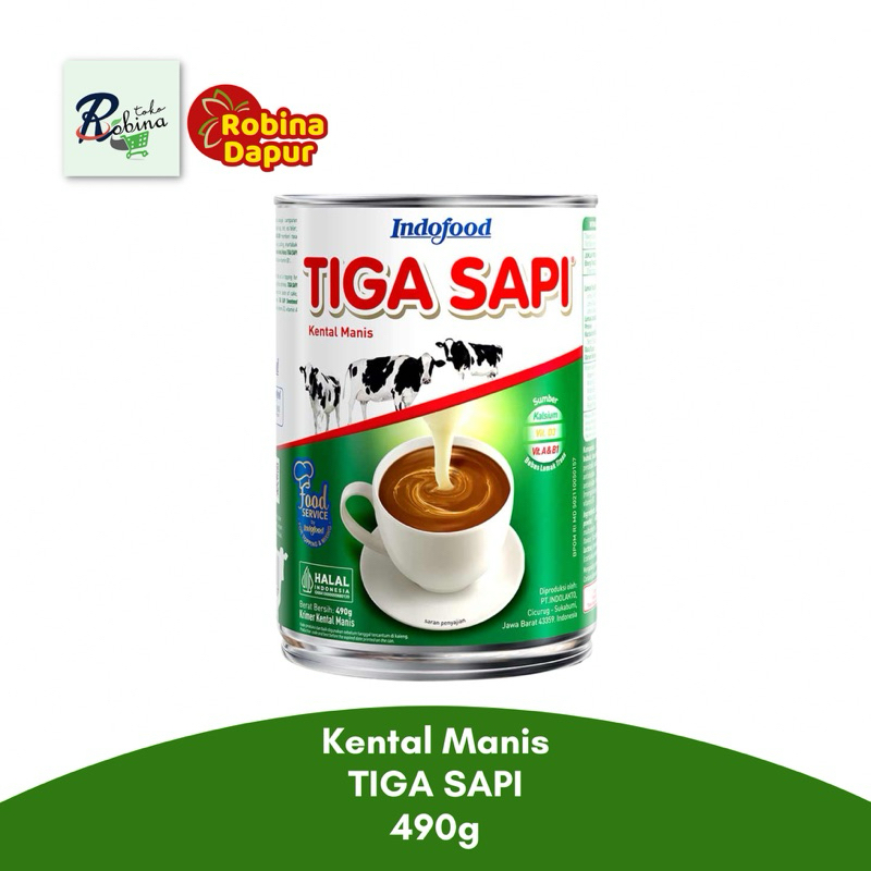 

Kental Manis cap Tiga Sapi 490 gr