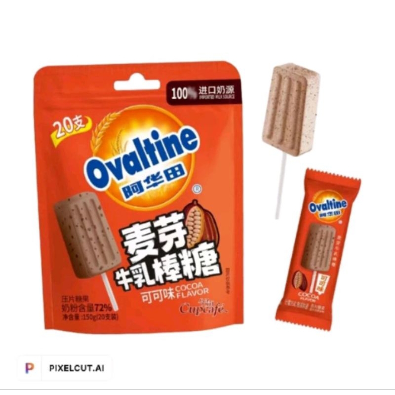 

Ovaltine Lolipop 1 box Isi 24 sachet