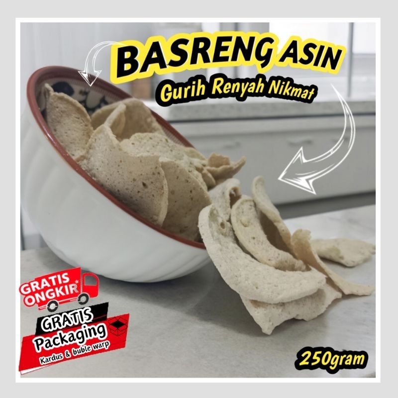

Basreng Bulat Asin Gurih 250gram