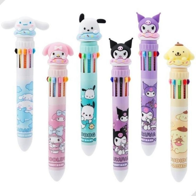 

PULPEN 10 WARNA KARAKTER SANRIO
