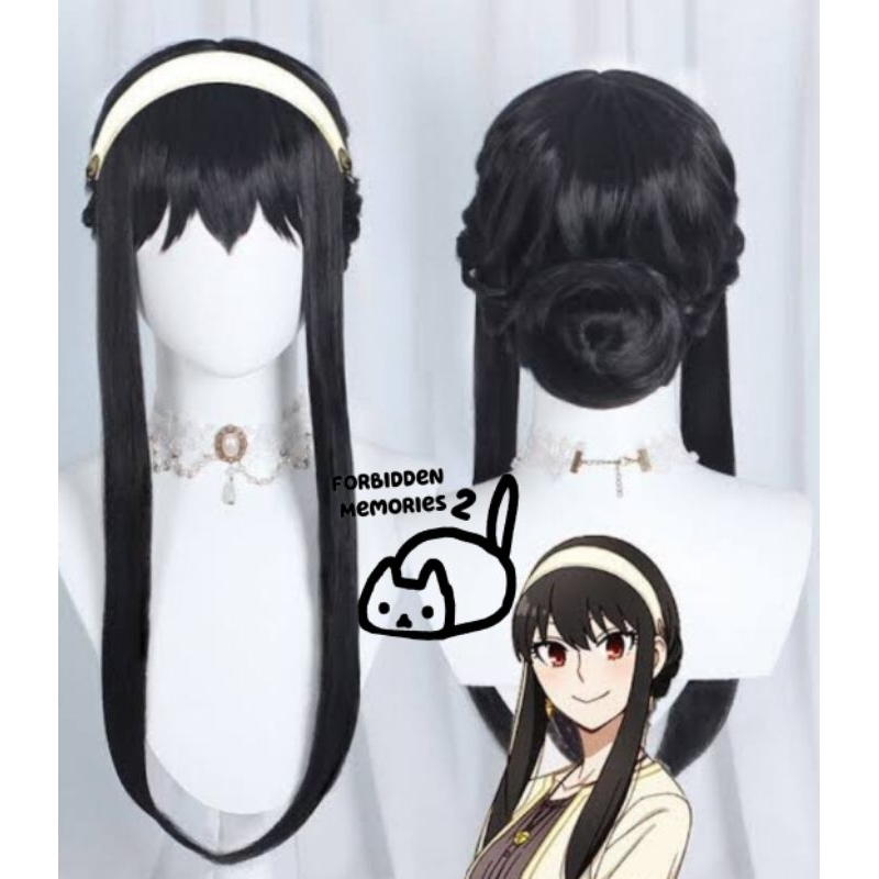 Wig Cosplay Yor Forger Spy X Family