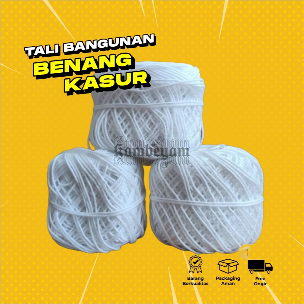 Tali bangunan benang kasur tali putih
