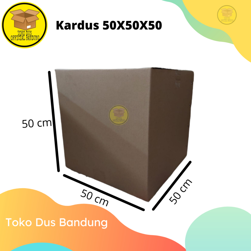 

Kardus Besar Uk. 50x50x50 cm / Dus Jumbo/Untuk Packing Pindahan Rumah/Kantor/Kardus Besar