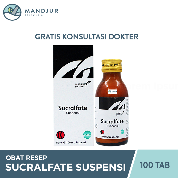 Sucralfate Suspensi 100 ML