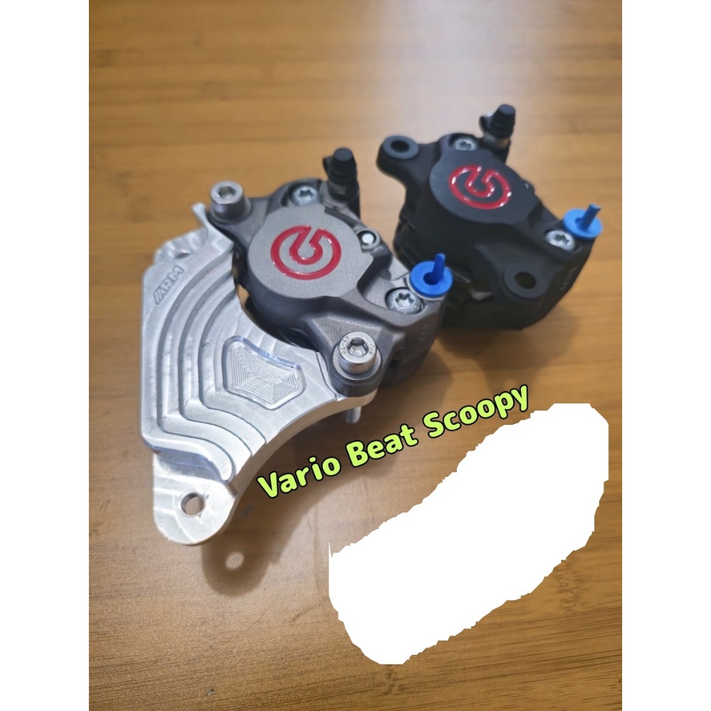 Kaliper brembo 2p vario beat scoopy disc 260mm set bracket original italy