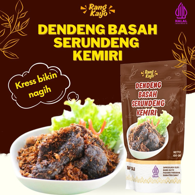 

Rang kayo - Dendeng Basah Serundeng Kemiri 100 gram