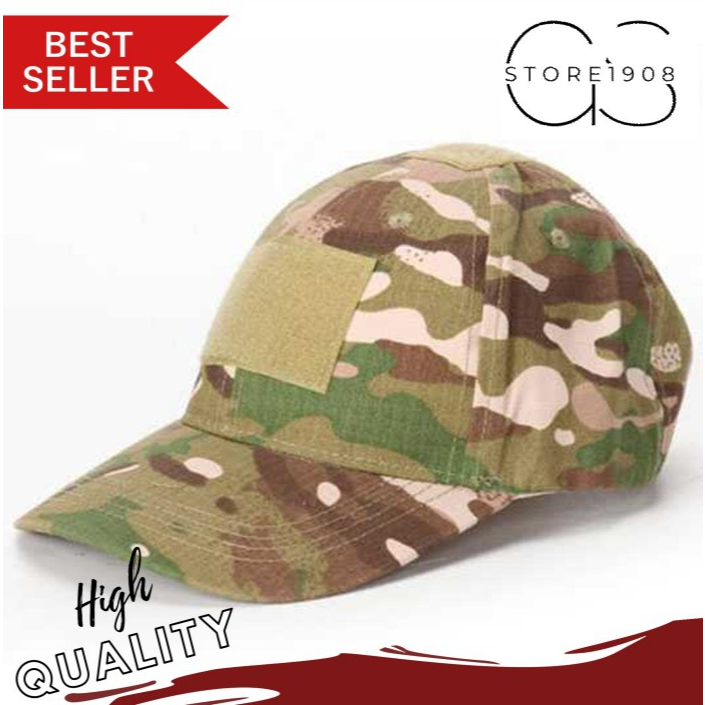 Topi Pria Baseball Army Tentara