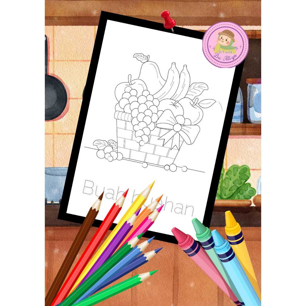 

MEWARNAI EDISI BUAH PART 1/SKETSA GAMBAR BUAH/DRAWING SKETCH/LEMBARAN (BUKAN BUKU)/MEWARNAI A4/ MEWARNAI ANAK TK /PAUD