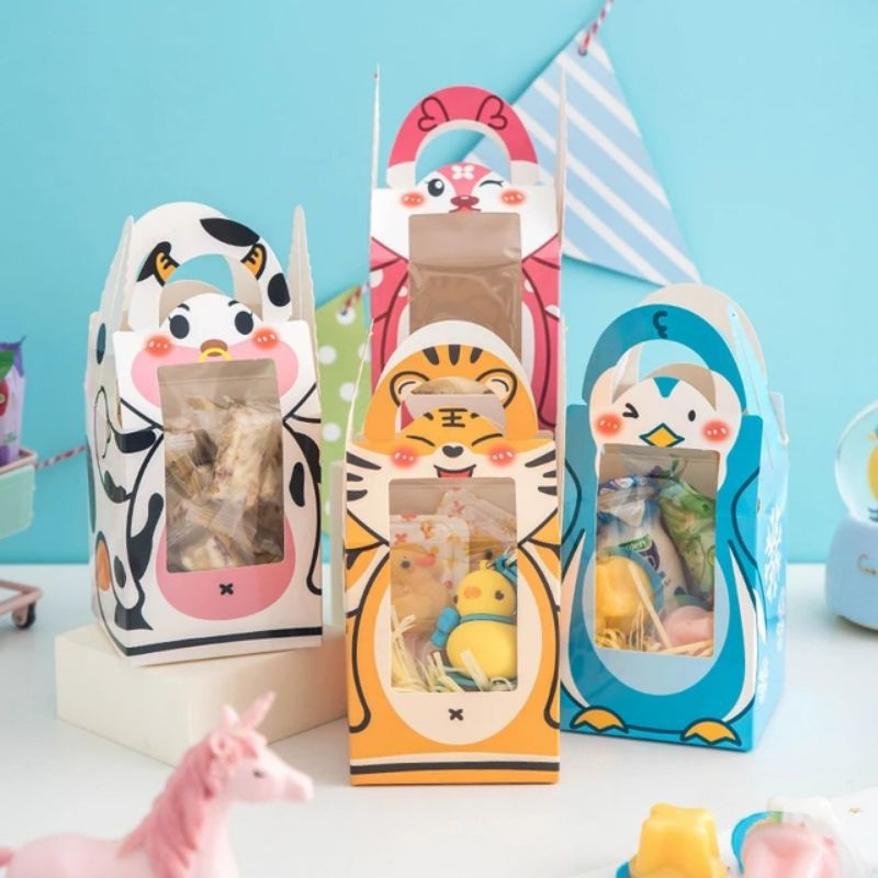 

DY PACK BOX CUPCAKE MUFFIN ANAK KARAKTER ANIMAL KAWAII/ KOTAK CUPCAKE MUFFIN +TRAY