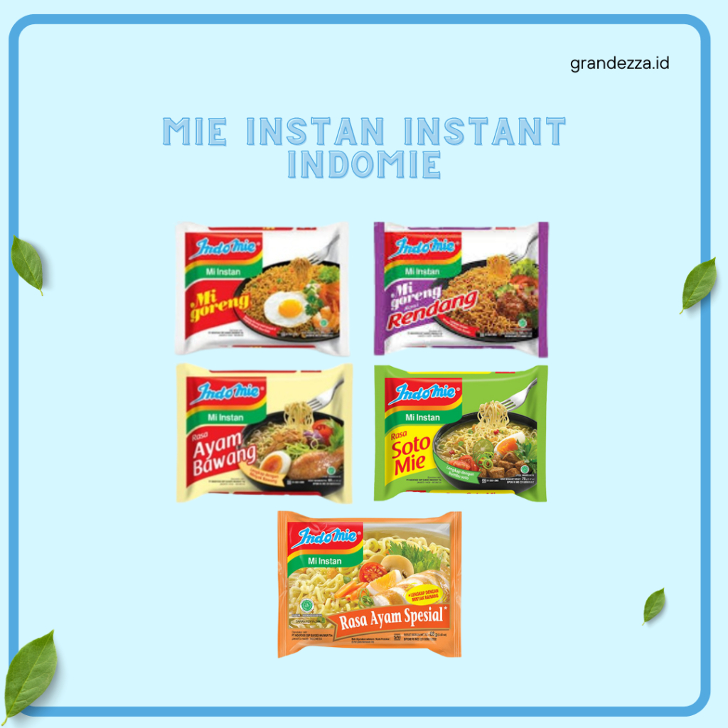 

Indomie Goreng Rebus Soto Ayam Bawang Spesial