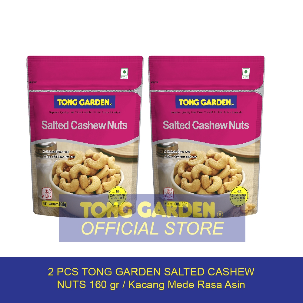 

2 PCS - Tong Garden - Salted Cashew Nuts 160gr