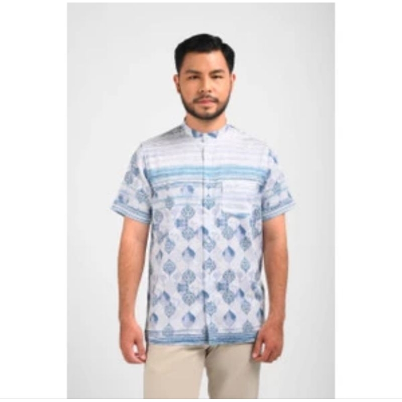 Kemko manzone lengan pendek model terbaru/ Kemeja  motif batik