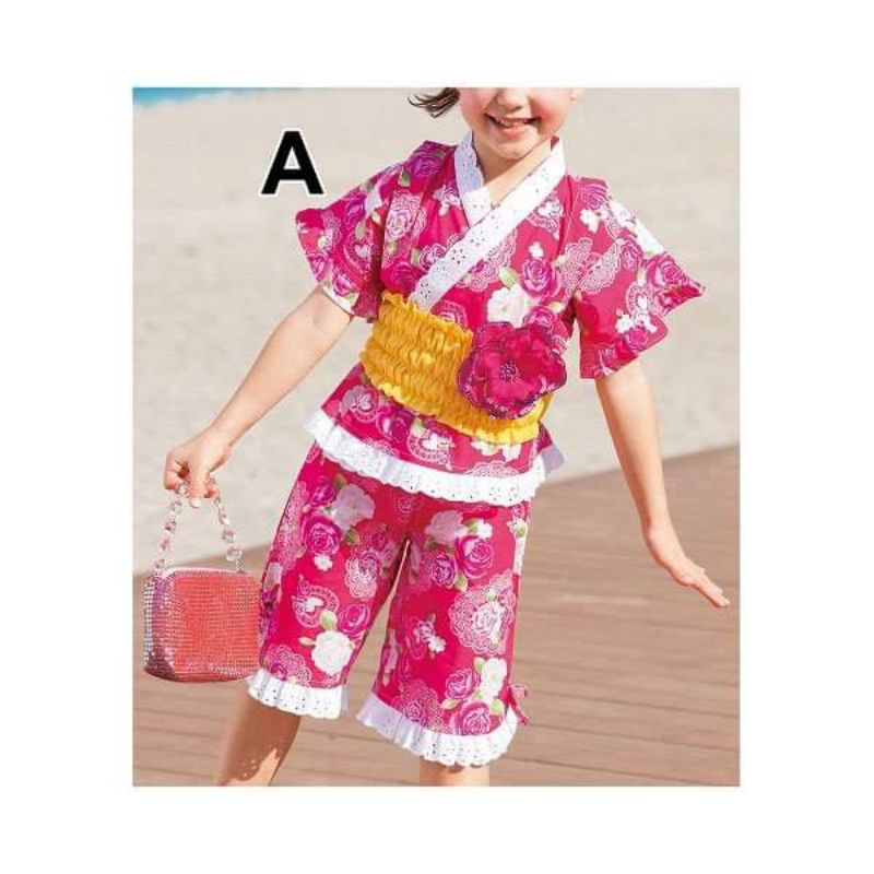 kimono yukata anak Jepang