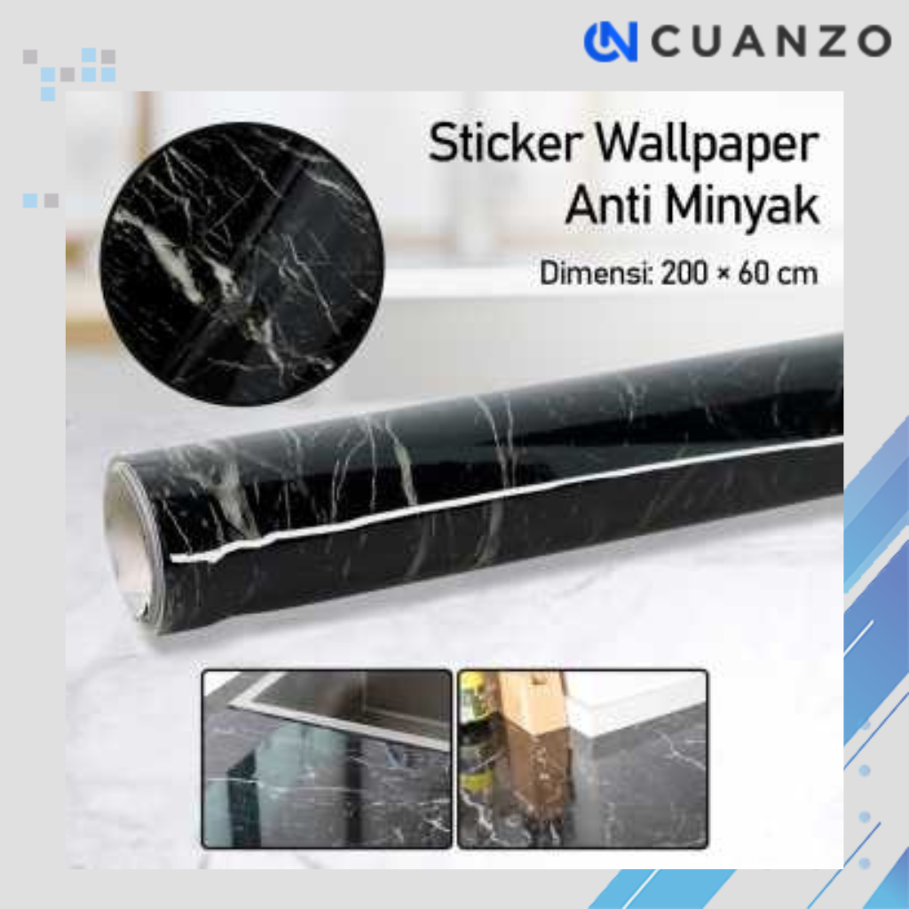 Sticker Wallpaper Meja Dinding Dapur Anti Minyak / Stiker Wallpaper Walpaper Dinding Tembok Dapur Ka