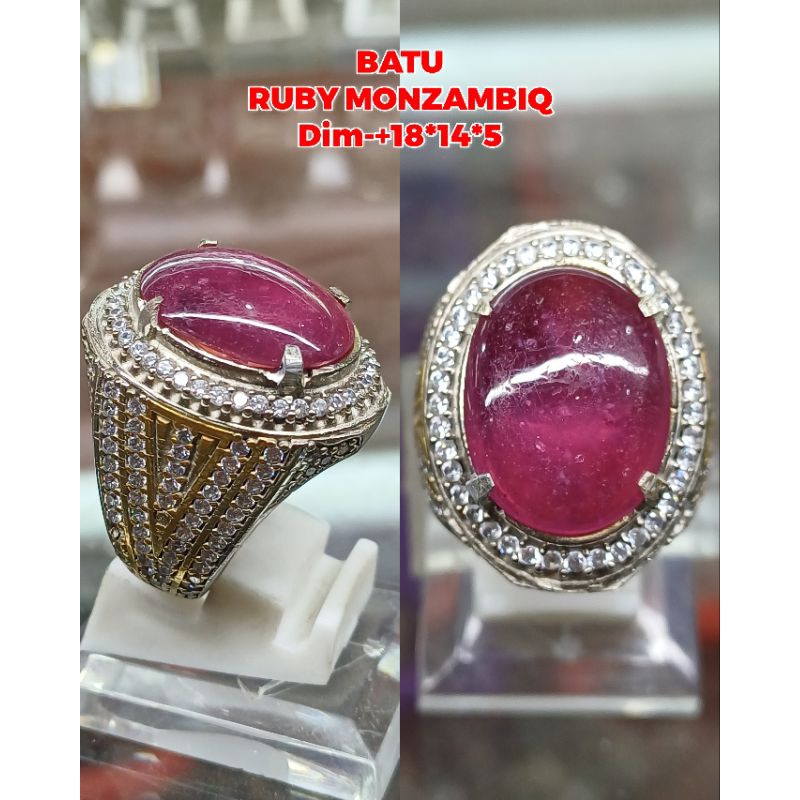 BATU PERMATA RUBY RUBY MONZAMBIQ