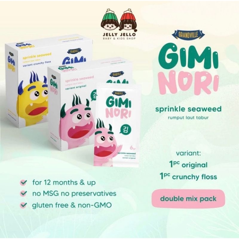 

Grandville Gimi Nori Seaweed - Abon Rumput Laut Tabur