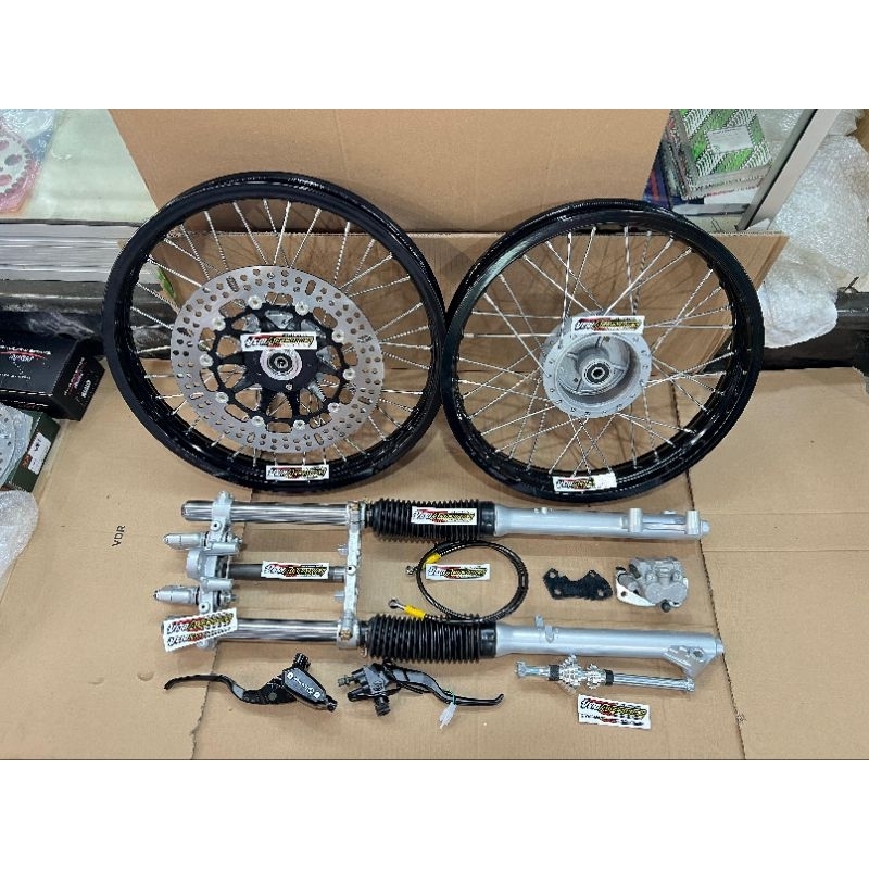 Paket shock depan honda win paket velg set honda win semi trails