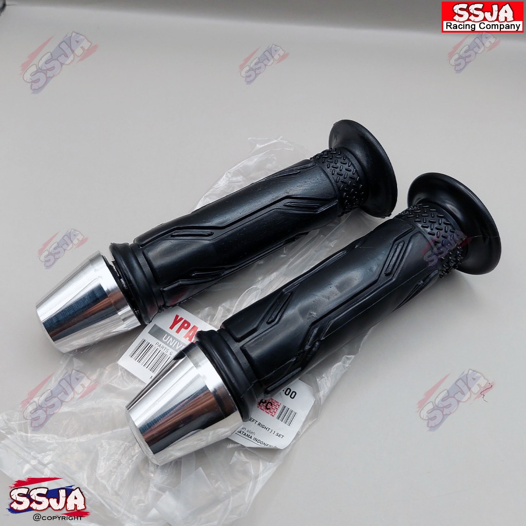 sarung gas motor variasi Yamaha + jalu stang/grip motor yamaha/grip jalu fu chrom bisa semua motor