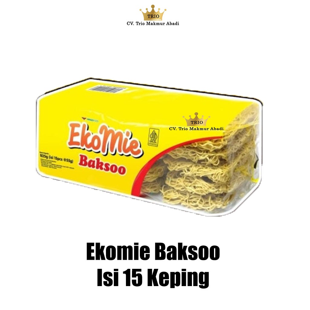 

Mie eko Bakso Isi 15 Keping