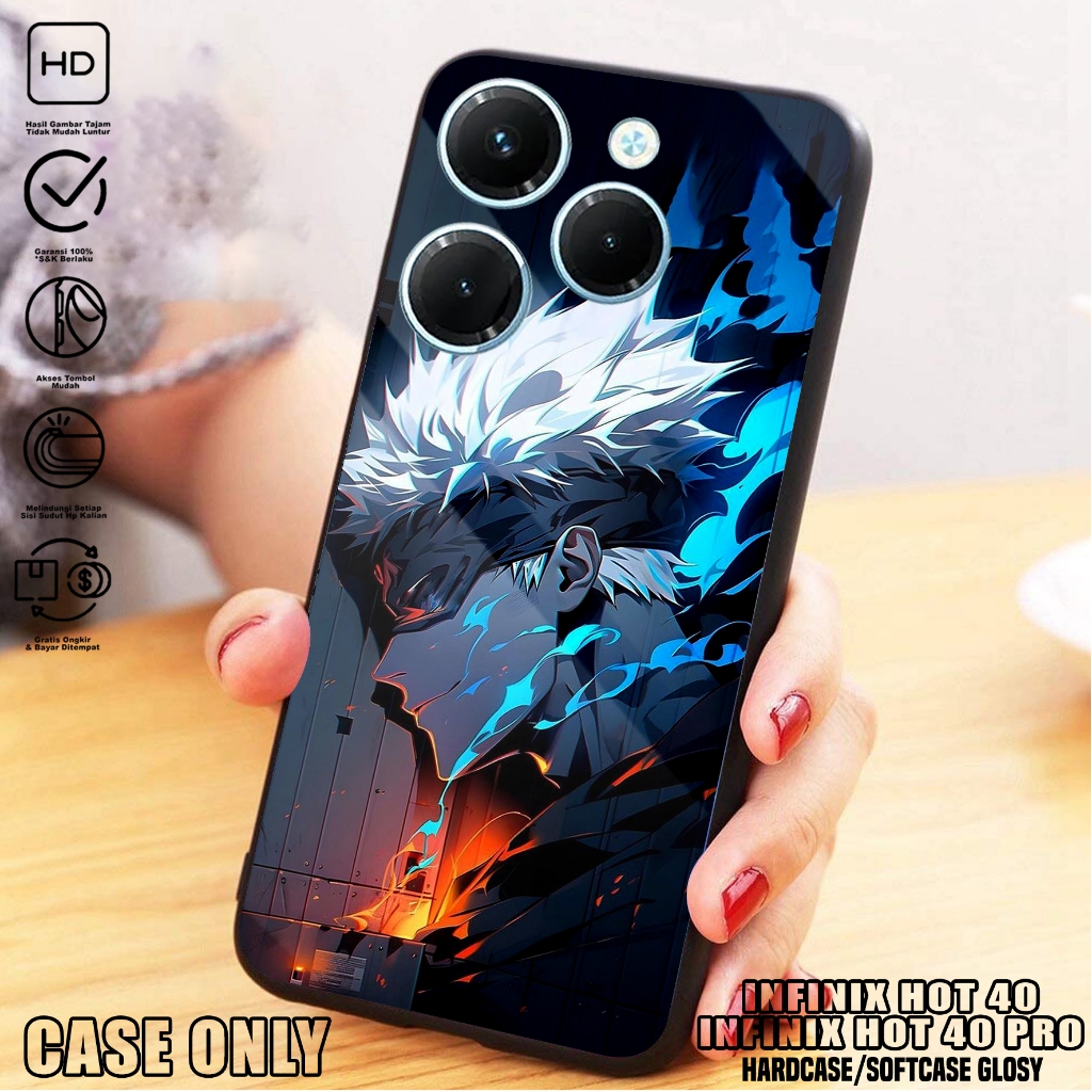 Case  INFINIX HOT 40 / INFINIX HOT 40 PRO  - Casing INFINIX HOT 40 / INFINIX HOT 40 PRO [ GOJO ] Sil