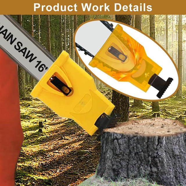 Alat Asah Gergaji Mesin Kayu Pengasah Mata Gergaji Asahan Rantai Chainsaw -