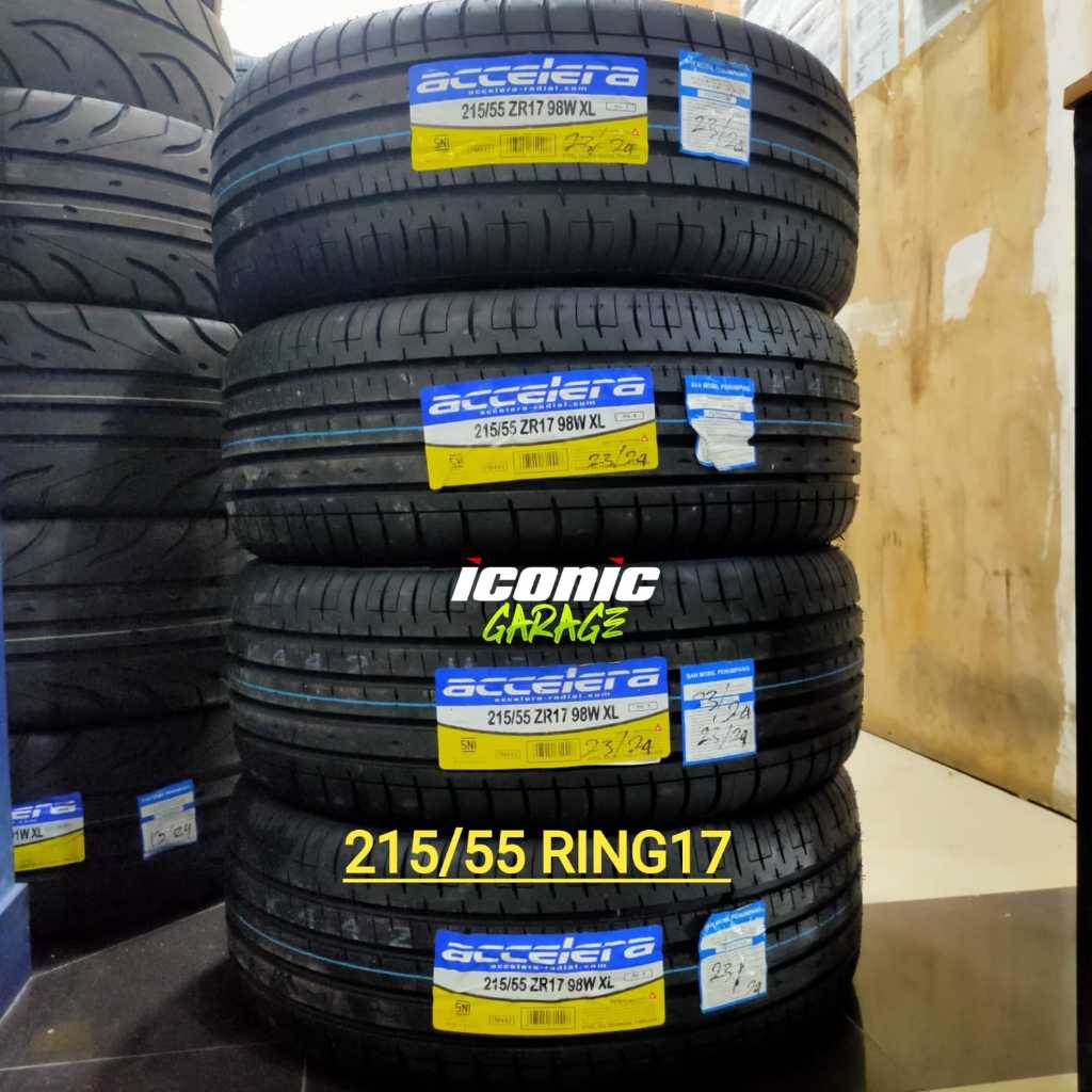 ban mobil hrv, crv, brv, rush, terios, innova, camry accelera 215 55 ring17