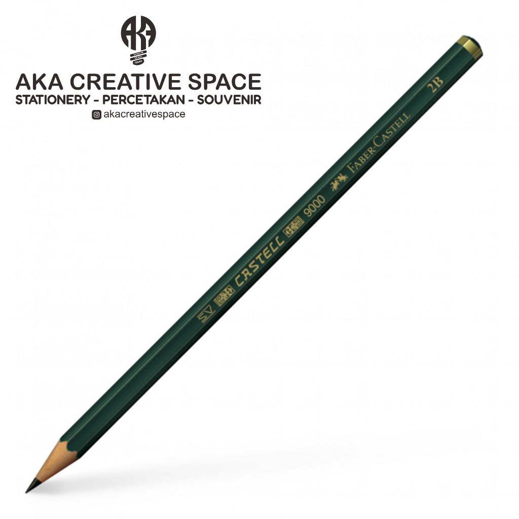 

Pensil 2B Faber Castell 9000 Pensil Graphite - 2B