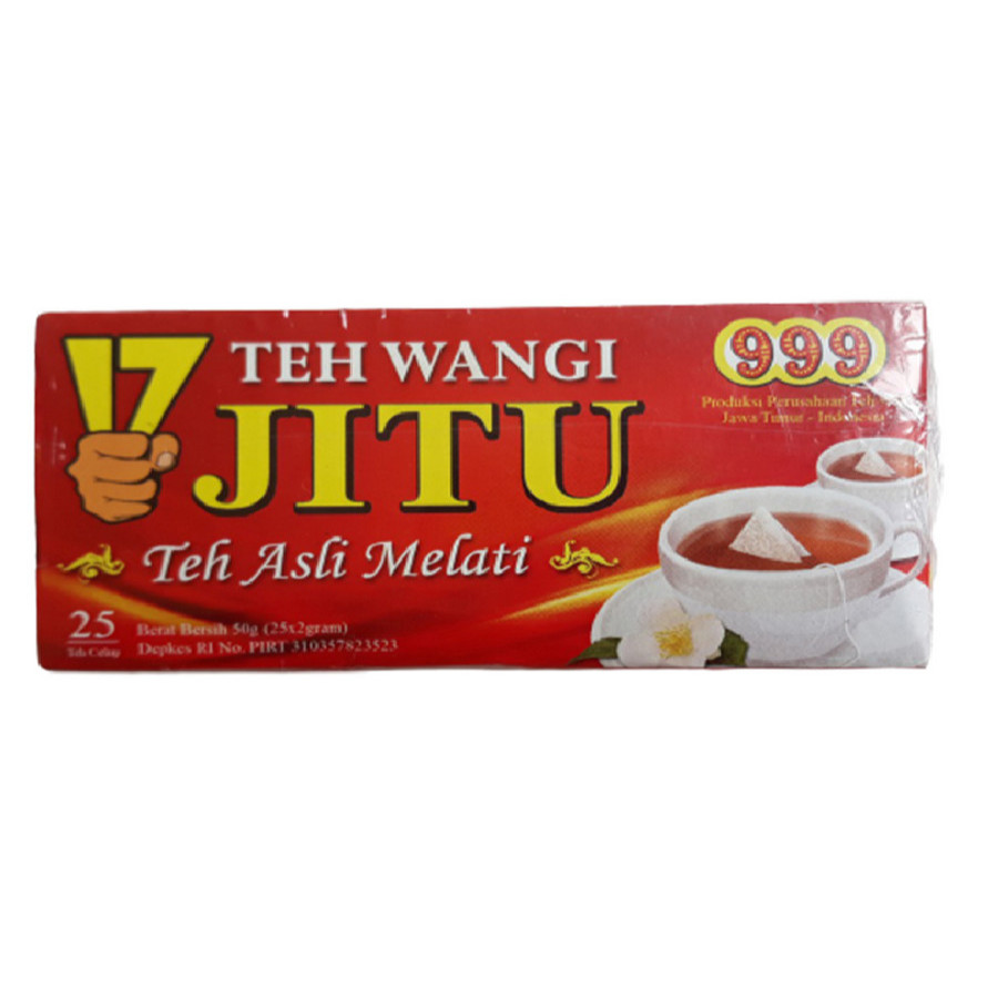 

teh celup 999 jitu teh hitam melati 25 x 2 gr