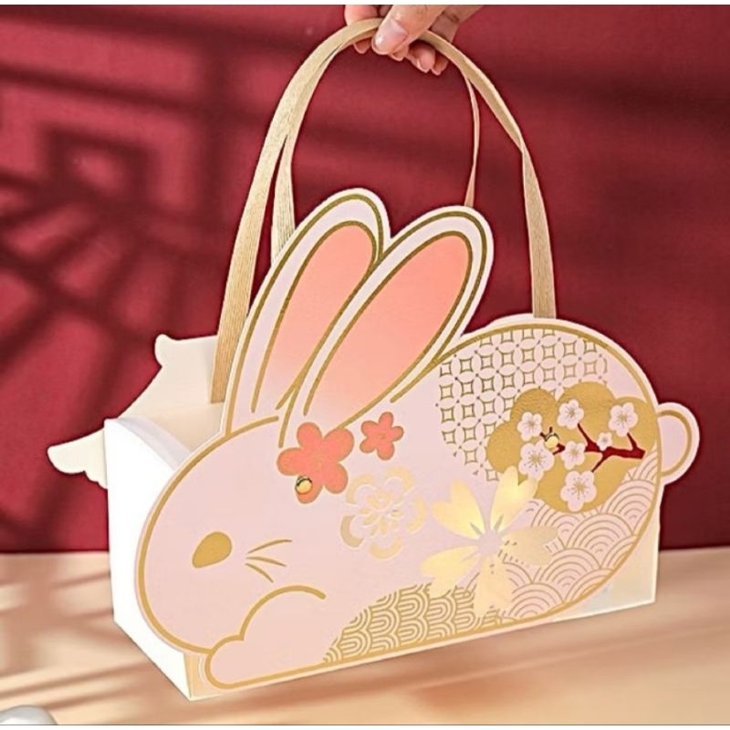 

Box Mooncake Cute Pink Rabbit ( muat 4pcs tray 8,5cm)