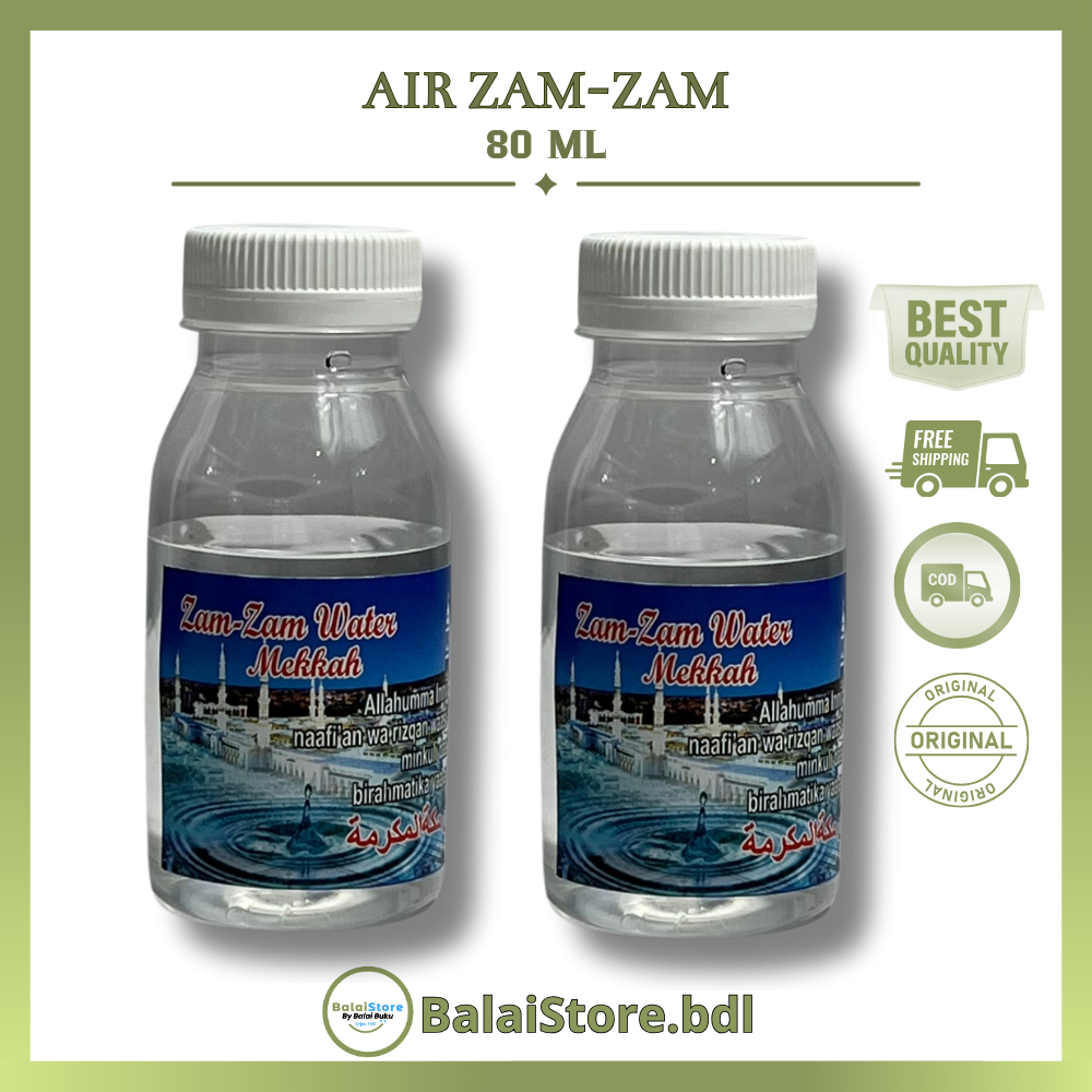 

Air Zam Zam Botol 80 ml Asli Botol Zam Zam 60 ml Original Oleh Oleh Haji dan Umroh