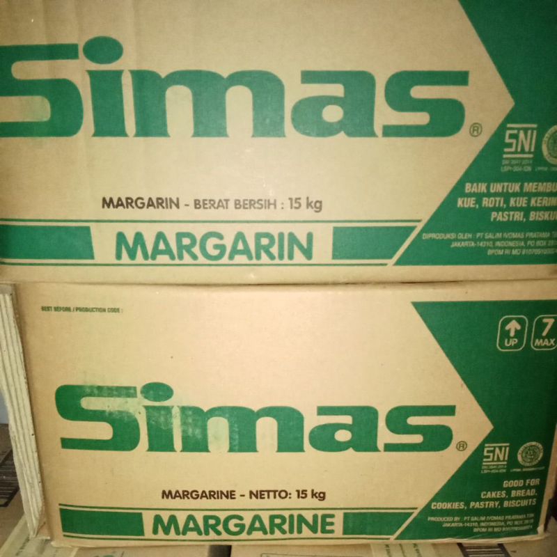 

Simas Margarin 15Kg