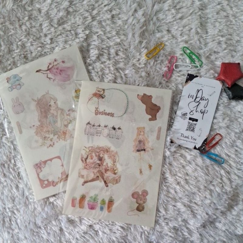 

(2pcs) Kiss Cut Sticker | INDAY SHOP