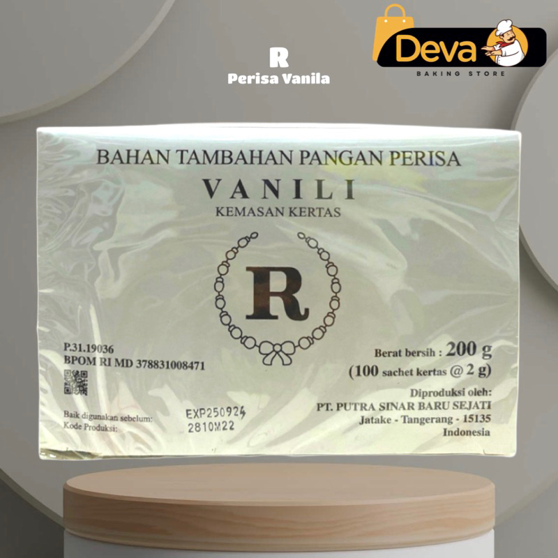 

Vanili R Perisa Rasa Vanili 100 x 2gr