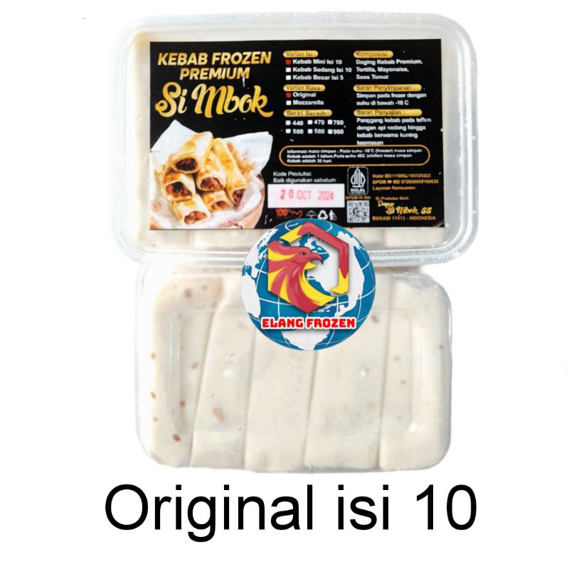 

Kebab Frozen Premium Si Mbok isi 10 Original