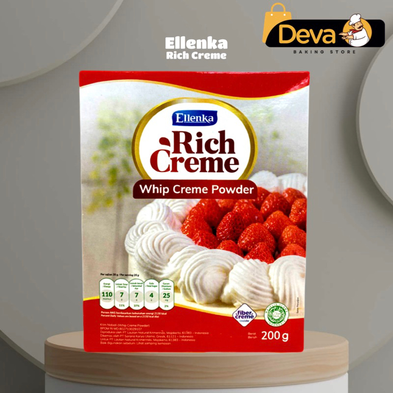 

Ellenka Rich Creme Whip Creme Powder 200gr