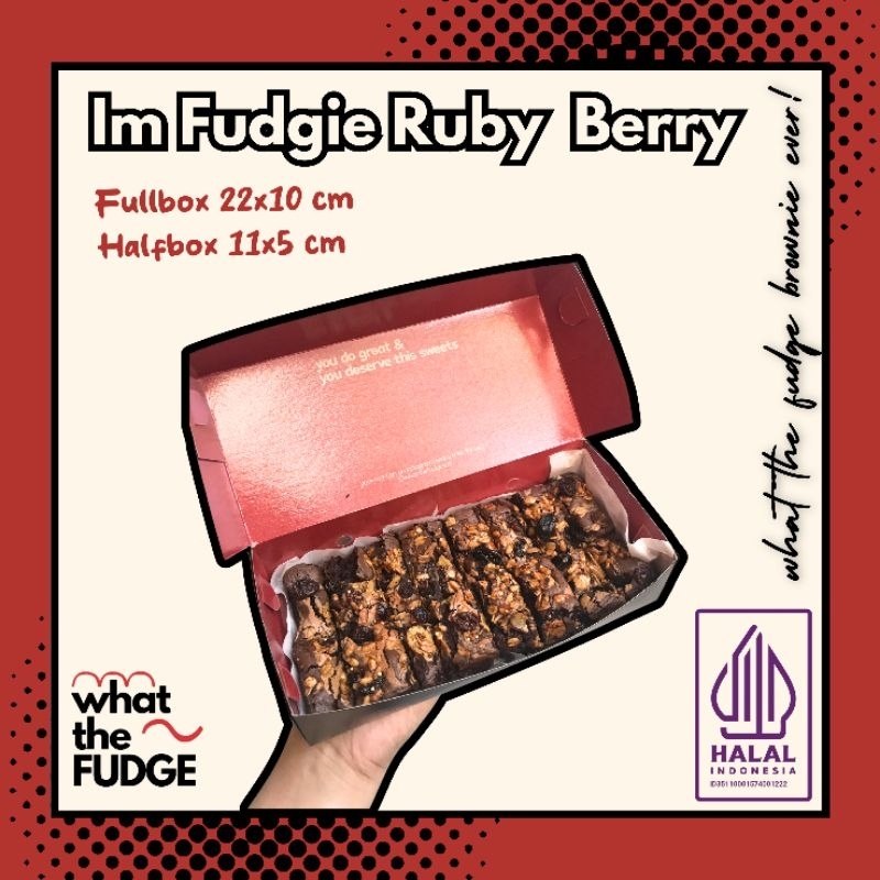 

Im Fudgie Ruby Berry (FUDGE BROWNIES)