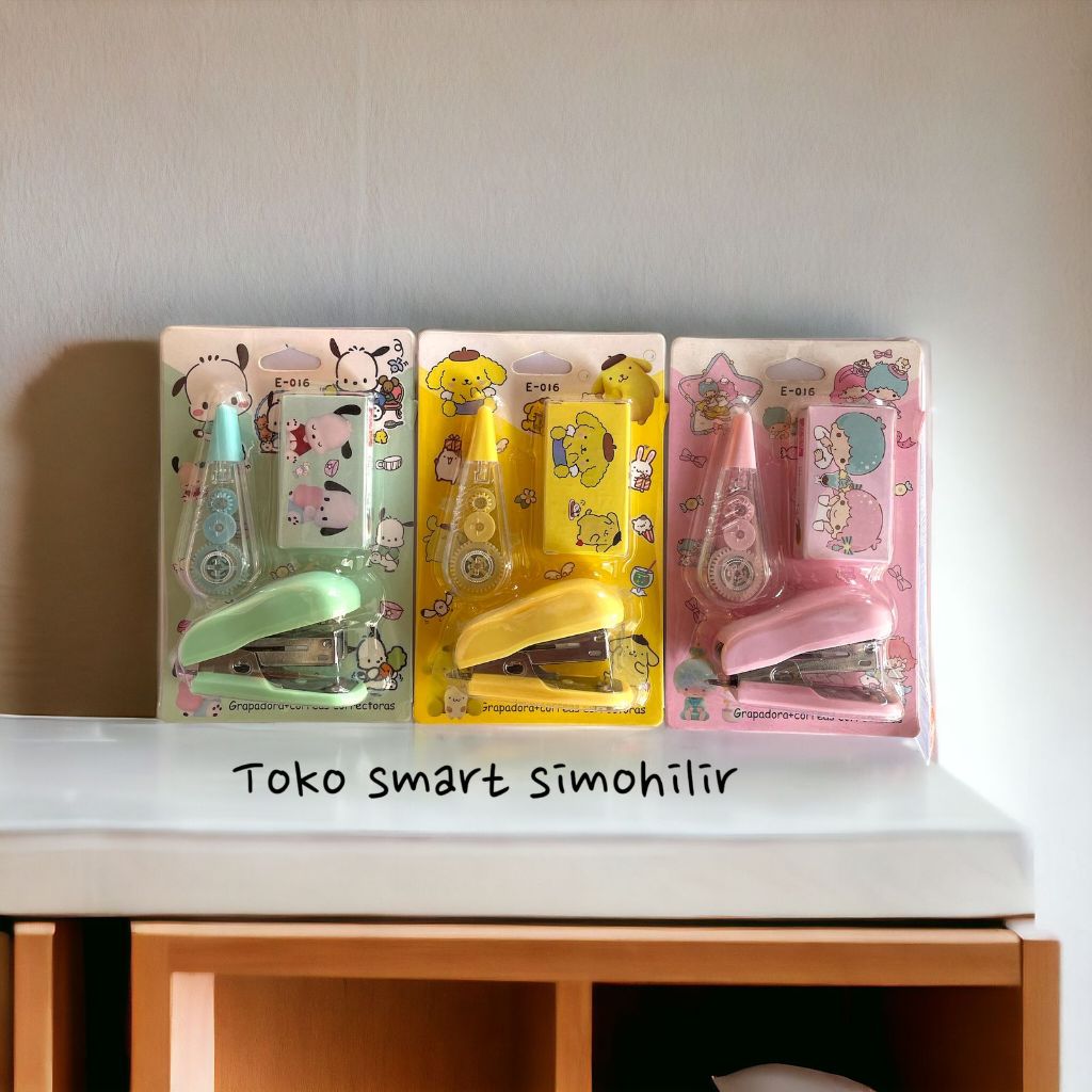 

1 SET STAPLES DAN TIPE X SANRIO SERIES