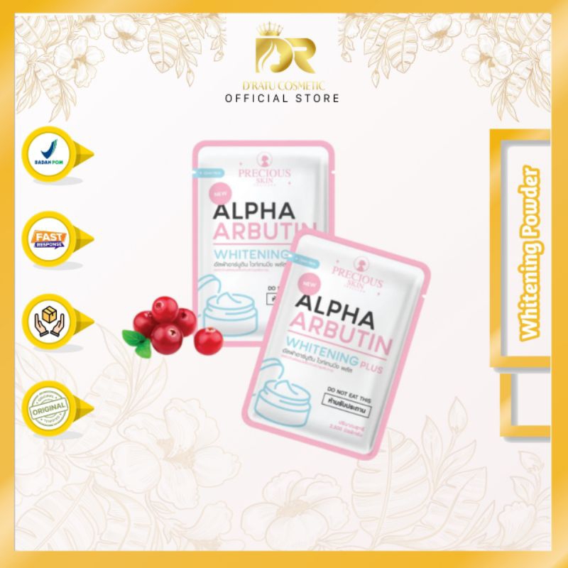 ❤D'RATU COSMETIC❤PRECIOUS SKIN THAILAND ALPHA ARBUTIN WHITENING PLUS BUBUK KAPSUL