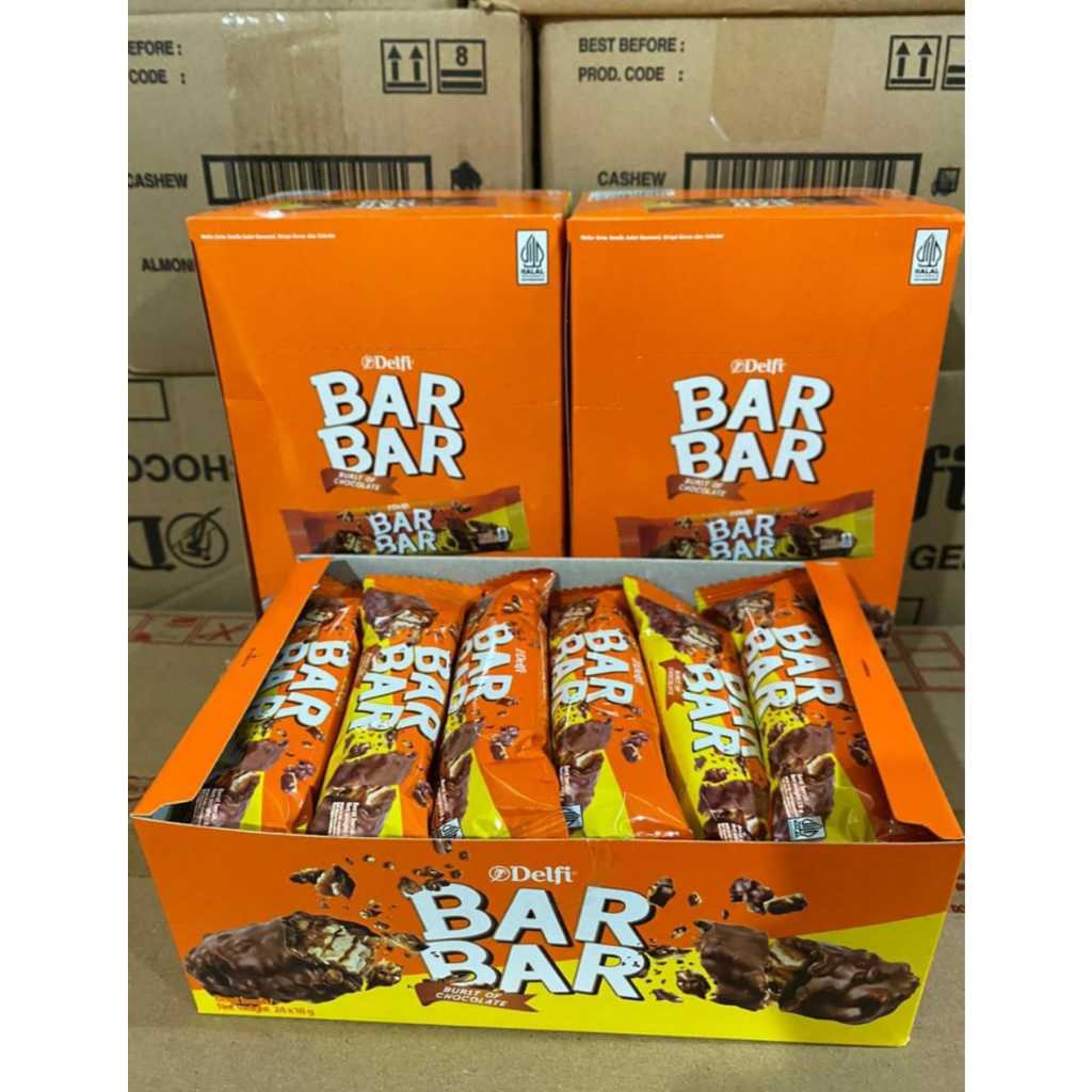 

Delfi BAR BAR BOX isi 24 pcs (@18gram) / Delfi bar bar share it / Delfi bar bar wafer