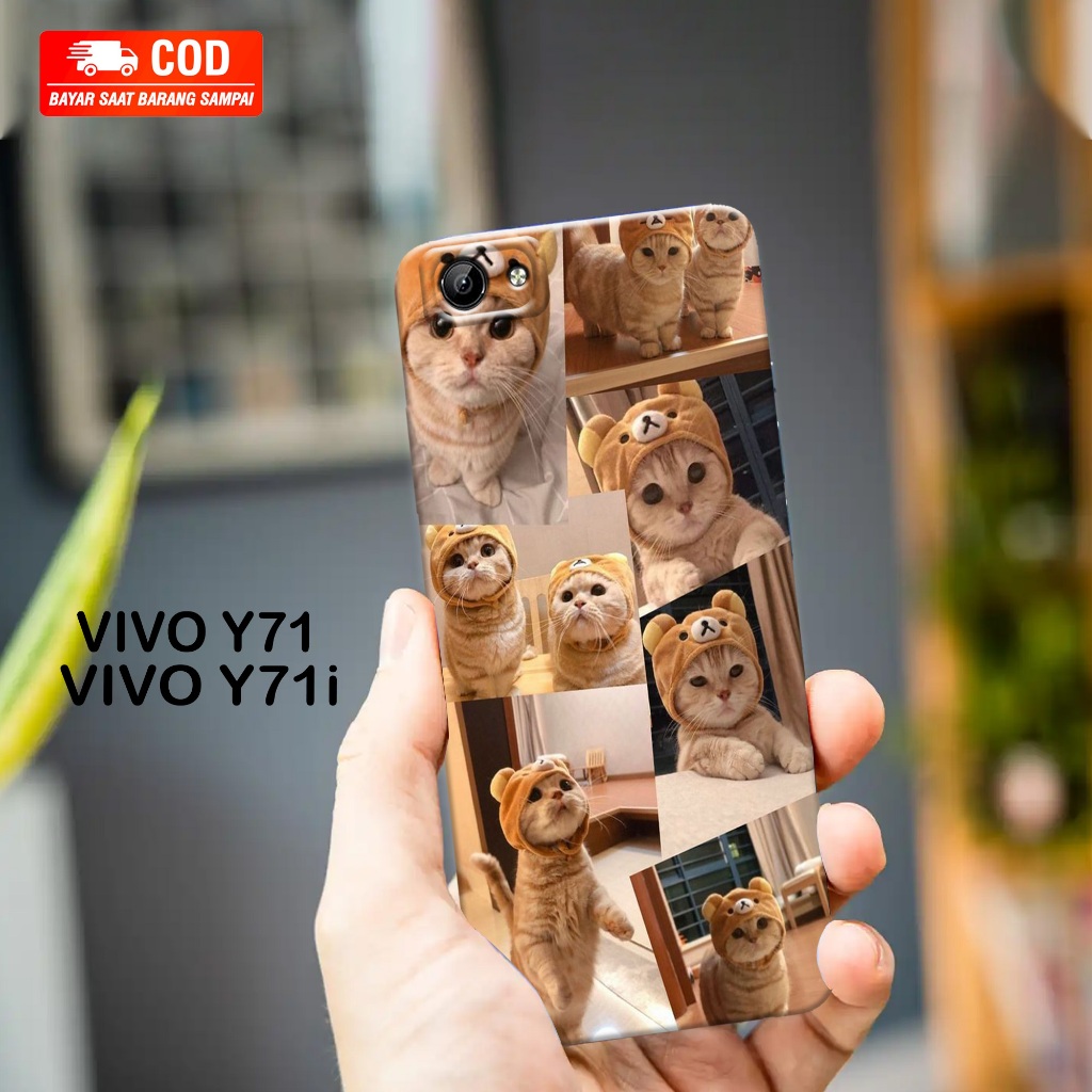 VIVO Y71 / Y71i - Softcase VIVO Y71 / Y71i - Case Pro Camera VIVO Y71 / Y71i - KUCING Case - Casing 