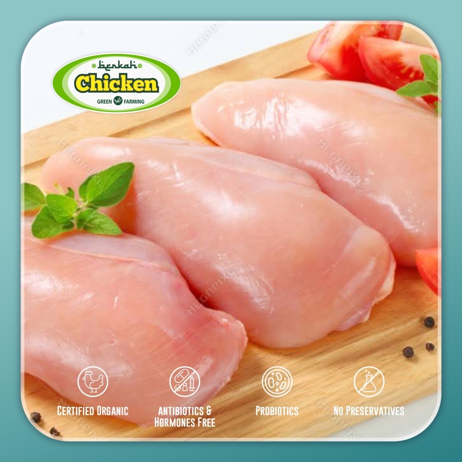 

Fillet Dada Ayam Organik 1kg - Berkah Chicken