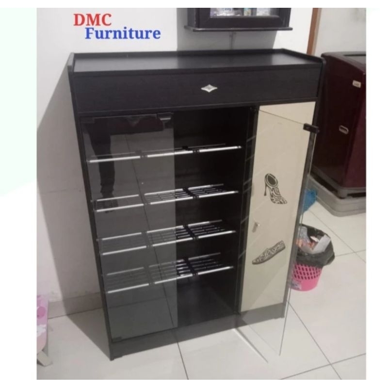 rak sepatu kaca lemari sepatu kaca rak sendal kaca